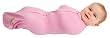 The Woombie Original Swaddle Blanket, Bubblegum, 3-6 Months