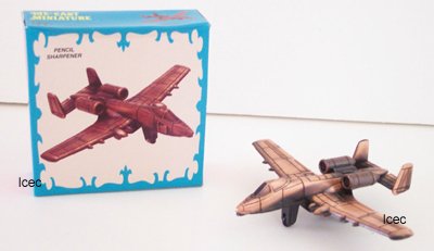 Antique Finished A-10 Warthog Airplane Die-cast 