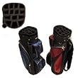 CONFIDENCE GOLF 14 Way Divider Cart Bag w/Cooler Pocket BLUE/BLACK