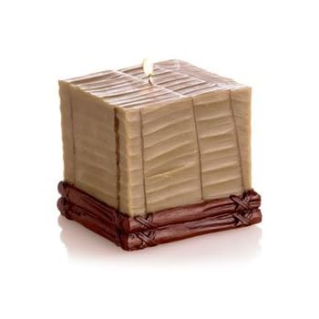 Set A Shopping Price Drop Alert For Mandara Spa 3 inch Banana Leaf Cube Candle