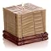Mandara Spa 3 inch Banana Leaf Cube Candle