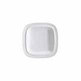 White Squares Tea Plate