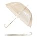 Regenschirm Transparent / Durchsichtig Glockenschirm wei�