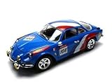 Renault Alpine A110 Diecast Car 1/18 1600s #108 Blue