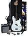 SX BG1K OWL Bass Guitar Package w/BA 1565 AMP, Strap, & Instructional DVD