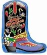 Cowboy Western Party Decor Kit - Cupcake Picks and Balloons