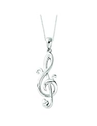 Sterling Silver Love Note 18in Necklace. Metal Weight- 2.75g.