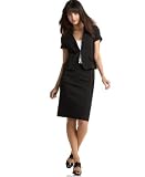 Rampage Juniors' Pencil Skirt,Brown,3