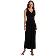 Just For Wraps Women's Cowl Neck Maxi Dress