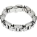 Mens Stainless Steel Cross Bracelet by Black & Blue Jewelry Co NYC 10 Inches