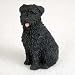 Bouvier Des Flandres Miniature Dog Figurine - Uncropped Ears