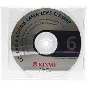 Click here to buy KINYO KCD272 CD/DVD Lens Cleaner by Kinyo Co, Inc.