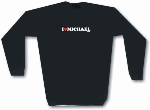 I Heart (Love) Michael Men's Sweat Shirt in 2 colors Small thru 3XL