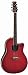 Ovation 1861LX Standard Balladeer LX SS C/A Acoustic-Electric Guitar w/ Case - Cherry Cherry Burst