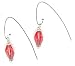 Gorgeous Swarovski Crystal and Sterling Silver Earrings - Papdaradscha