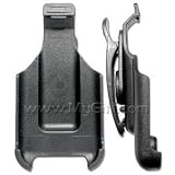 Sony Ericsson W300i Swivel Rotating Belt Clip Cell Phone Holster - Black Hard Plastic Holster Clip