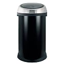 Brabantia Touch Bin, 50litre, Matt Black