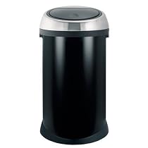Brabantia Touch Bin, 50litre, Matt Black