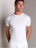 Stretch Cotton Firm Control Shapewear Crew Neck T-Shirt