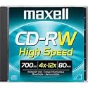 Maxell - 10 x CD-RW - 700 MB ( 80min ) 10x - storage media