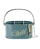 Chinese Blue Enamel Chill Bottle Holder