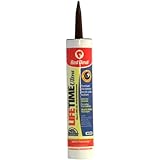 Red Devil 077040 Lifetime Ultra Premium Elastomeric Acrylic Latex Sealant, 10.1-Ounce, Brown