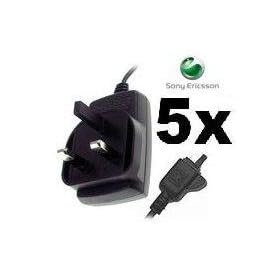 Ukdapper - 5x Bulk Lot Genuine Sony Ericsson W910i UK 3 Pin Mains Charger CST-61