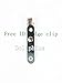 Bling Multi-Colors Crystal Rhinestone Retractable Reel with Horizontal ID Badge Holder (19 Colors for Choice) (Rainbow)