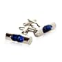 Level Cufflinks - Blue Liquid