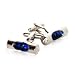 Level Cufflinks - Blue Liquid