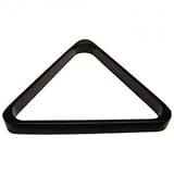 Deluxe Wood Pool Ball Triangle, Black