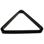 Deluxe Wood Pool Ball Triangle, Black
