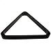 Deluxe Wood Pool Ball Triangle, Black