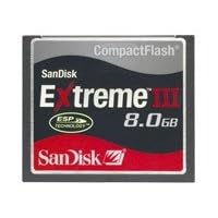 SanDisk Compact Flash Extreme III (CF) Speicherkarte 8GB