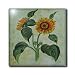 Sunflowers - sunflower, tournesols, still life, helianthus annuus, flowers, flower, petals - 6 Inch Glass Tile