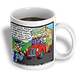 Londons Times Funny Society Cartoons - Nervous Starbuck s Driver Gets Citatation - Mugs