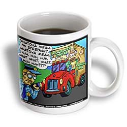 Nervous Starbuck s Driver Gets Citatation - 15oz Mug