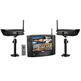 Uniden UDW20055 Wireless Video Surveillance System, black, one screen and t ....