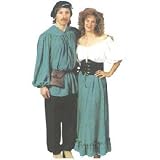 Adult Renaissance Peasant Man Costume, Mens Standard (Fits up to 44 Jacket Size)