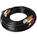 CANAVIS Security 100 Foot BNC Video Power Audio Cable with extensions