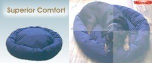 Mammoth Large Donut Dog Bed Navy Canvas