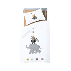 Fleuresse g-142387-0001-0600 kids Kinder-Bettw�sche mit Rei�verschluss 100 x 135 + 40 x 60 cm wei�