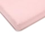 Julius Z&ouml;llner 8330047760 - Spannbetttuch Jersery f&uuml;r die Wiege, Gr&ouml;&szlig;e: 90 x 40 cm, Farbe: rosa