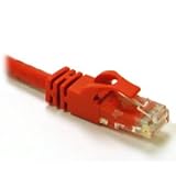 Cables to Go - Patch cable - RJ-45 (M) - RJ-45 (M) - 1 ft - ( CAT 6 ) - molded, stranded, snagless, booted - red