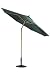 Pulley W / tilt Outdoor Patio Market Umbrella 9'd Hunter Derclon