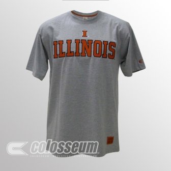 Buy Illinois Licensed Embroidered Logo T-Shirt by Colosseum Athletics