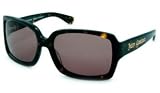 Juicy Couture Heiress S Sunglasses, Dark Tortoise Frame/ Brown Lenses