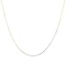 Duragold 14k Yellow Gold Solid Box Chain Necklace (.45mm), 18