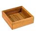 Lipper International 8183S Bamboo 6-by-6-Inch Stackable Organization Box
