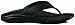OLUKAI Ohana Men's Beach Sandals, Water Resistant Flip Flops, Arch Support & Comfort Fit, Lightweight & Durable, Enhanced Grip & Traction, Black/Black, 8